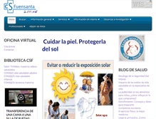 Tablet Screenshot of csfuensanta.es